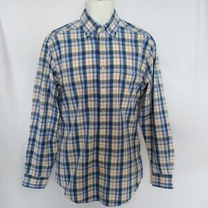 Vineyard Vines Murray plaid Shirt Sz Blue Pink Grn